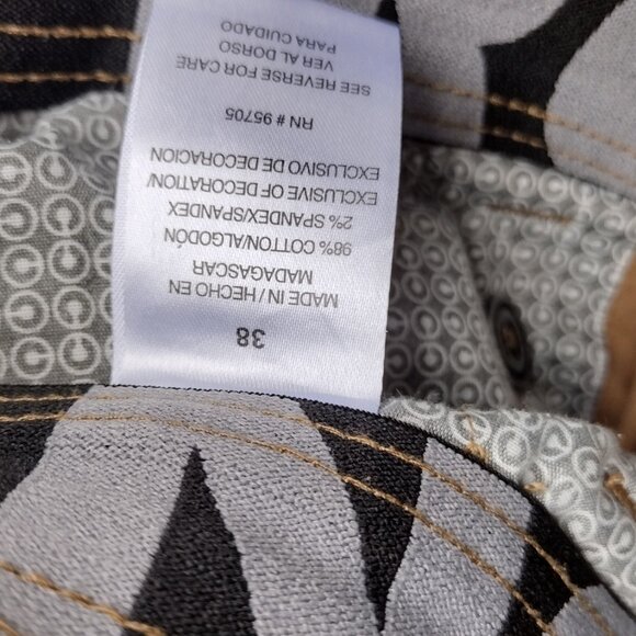 Iron Co. Cargo Shorts Size 38 Flex Waistband Stretch  Pockets Beige khaki - Picture 6 of 6